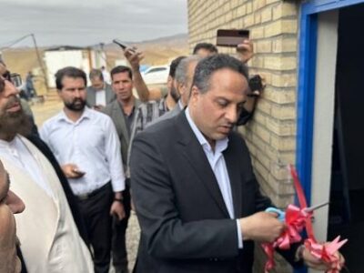 مخزن ۲ هزار مترمکعبی صوفیان با حضور مدیرعامل آبفای کشور به بهره‌برداری رسید