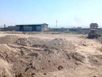 ساماندهی محوطه کشتارگاه صنعتی شهرداری تبریز در مسیر تکمیل