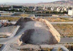 ۶۰۰۰۰ متر مکعب عملیات خاکبرداری در پارکینگ طبقاتی باغشمال