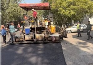 اجرای بیش از ۳۳ هزار تن آسفالت در سطح حوزه منطقه ۷ تبریز از ابتدای سال جاری
