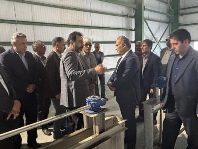 بازدید معاون مهندسی و توسعه شرکت مهندسی آب و فاضلاب کشور از روند عملیات اجرایی مدول دوم تصفیهخانه فاضلاب تبریز