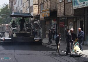 توزیع ۳۷۴ هزار و ۶۴۶ تن آسفالت در ۹۷۲ محله و معبر تبریز از ابتدای سال جاری