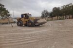 توسعه فضای سبز اتوبان شهیدکسائی توسط شهرداری منطقه ۲ با انجام تسطیح