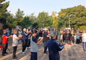 برگزاری همایش ورزش صبحگاهی در منطقه ۶ تبریز