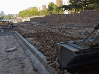 احداث پارک نور شهرک یاغچیان رو به اتمام است